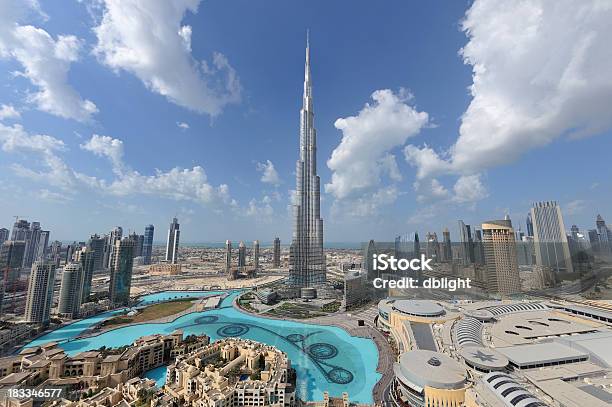 Dubai Mega City Stock Photo - Download Image Now - Burj Khalifa, Dubai, Construction Industry