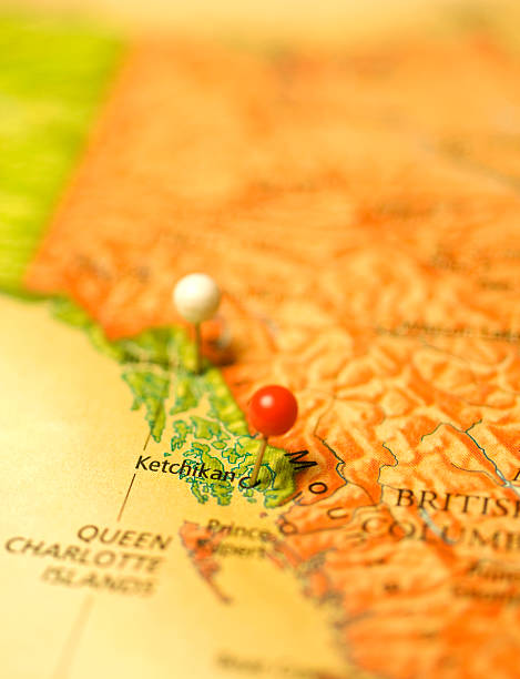 istock Map Of Ketchikan,British Columbia 183346595