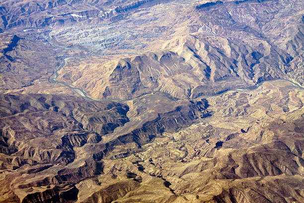 istock Desert landscape in Turkey  - aerial view 183346864