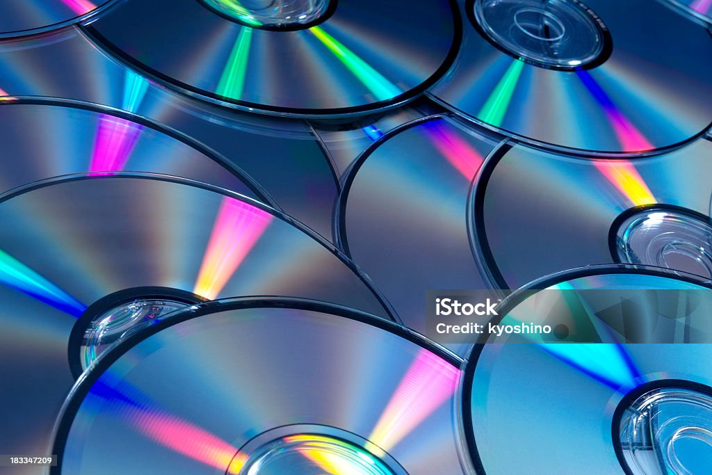 青色着色画像の CD /DVD の質感の背景 - データのロイヤリティフリーストックフォト
