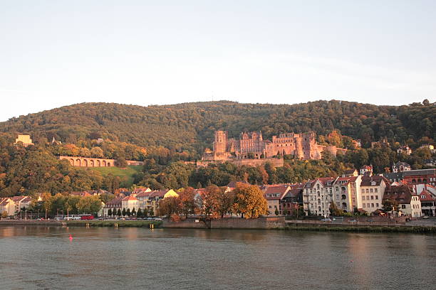 istock Heidelberg Castle and old town under sunset 183347478