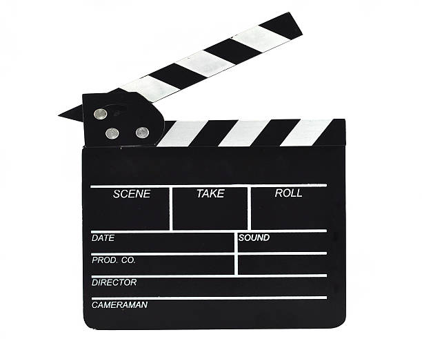 istock Film Slate, isolated on white, with clipping path 183347480
