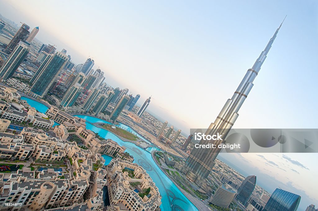 Cidade de dubai - Foto de stock de Burj Khalifa royalty-free