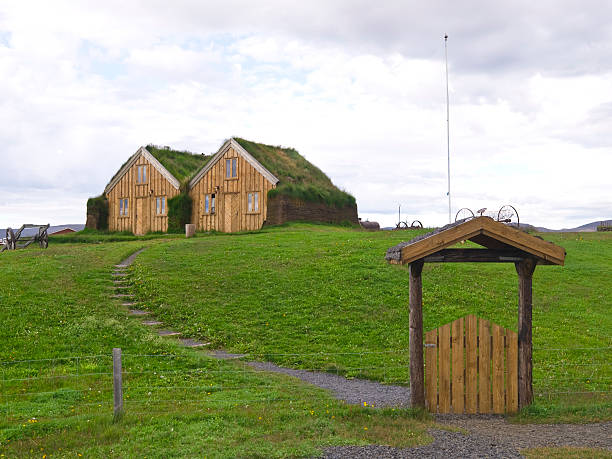 istock Icelandic turf houses 183348248