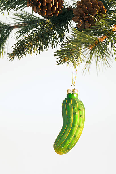 Pickle Ornament stock photo