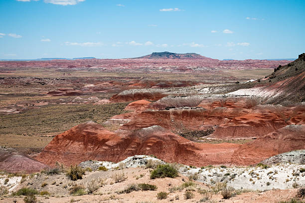 istock Multi-hued  hills in the  painted desert of 183348865