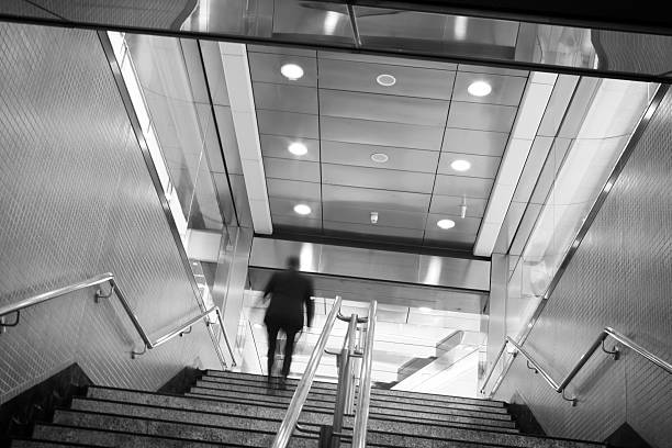 istock Businessman Walking Up the Stairs 183349659