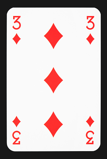 Ace of Diamonds. Isolated on a gray background. Gamble. Playing cards. Cards.