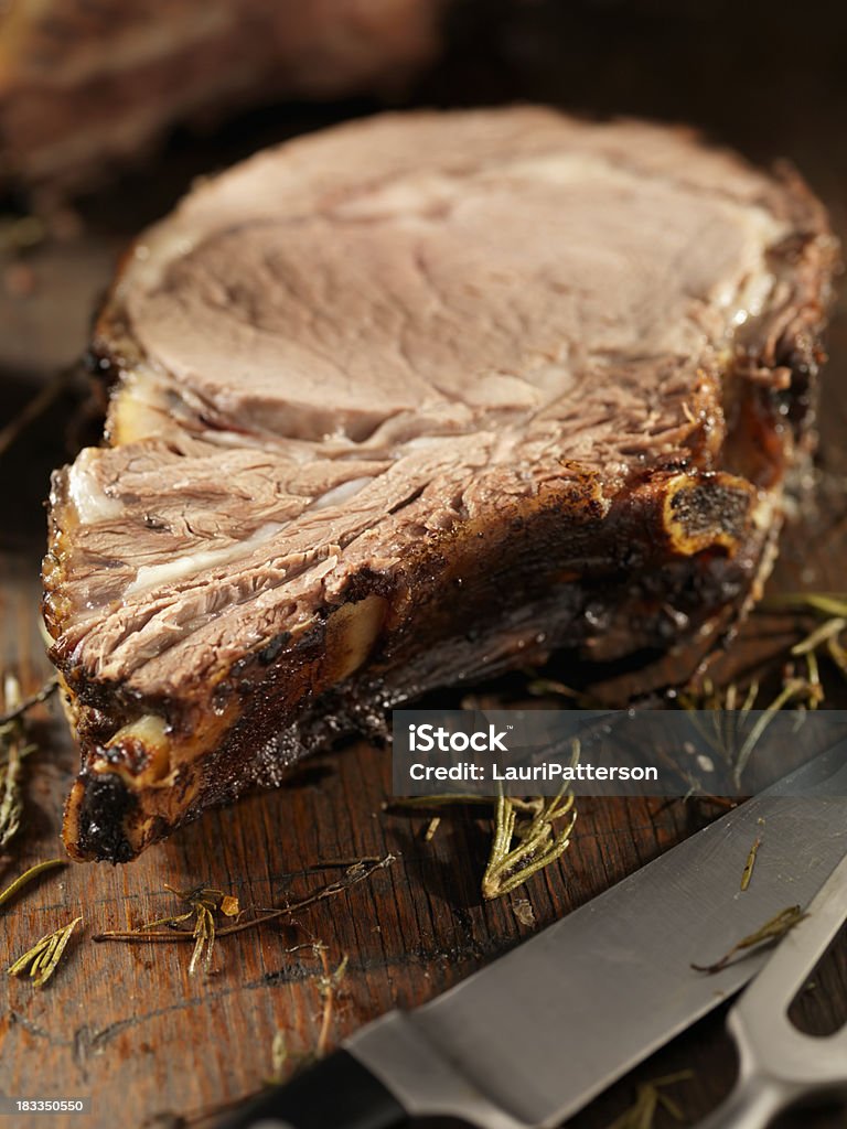 Beef Roast Rib - Lizenzfrei Ansicht aus erhöhter Perspektive Stock-Foto