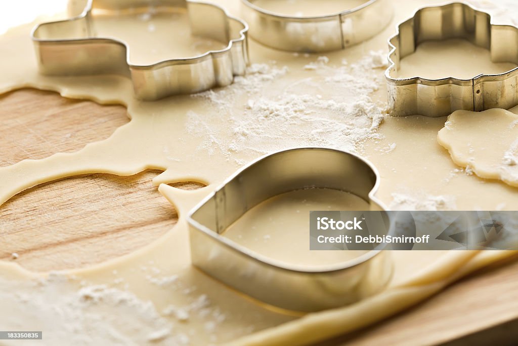 Rendendo i cookie - Foto stock royalty-free di Biscotto secco