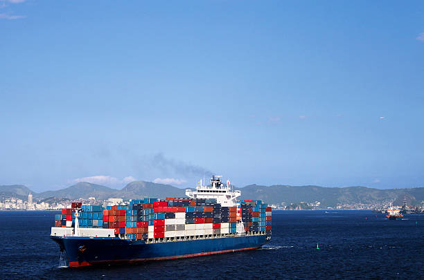 istock Cargo boat arriving in Rio de Janeiro 183351249