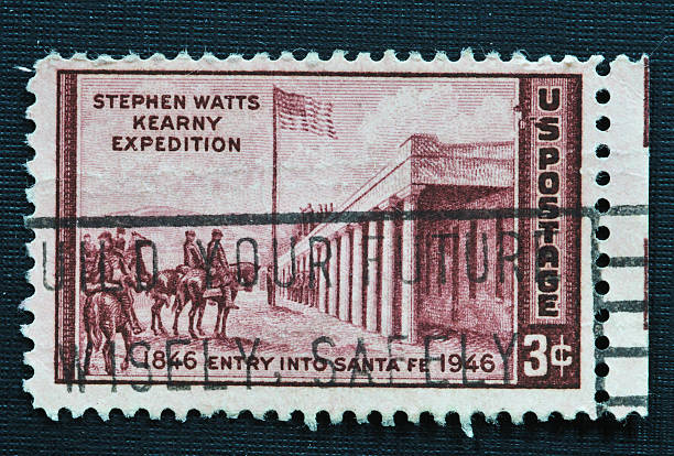 istock Kearny Expedition Santa Fe Stamp 183352214