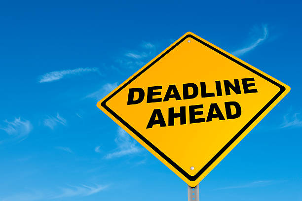 istock Deadline Street Sign 183352589