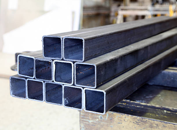construction steel stock photo