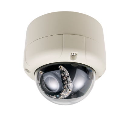 CCTV Camera with Clipping Path