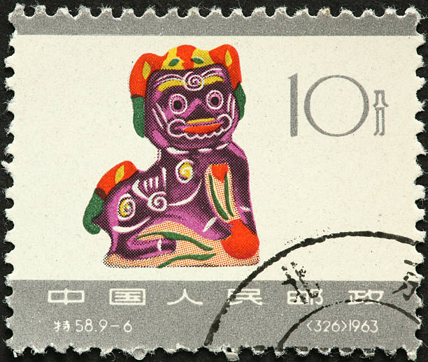 istock Chinese lion figurine 183353026