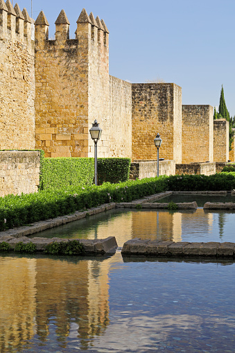 City walls near Almodovar Gate (Cordoba, Spain).