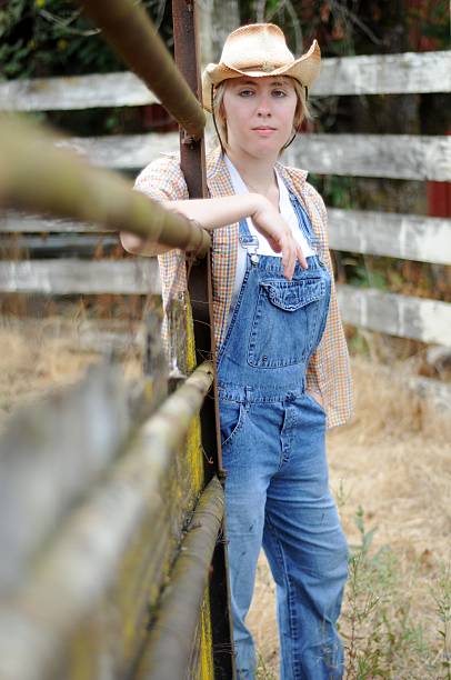 istock Cowgirl in Corral 183353603