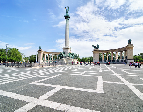 Heroes Square, Budapest, Hungary