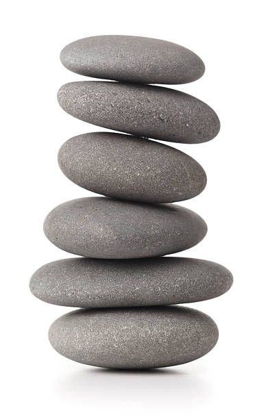 적재형 stones - stack rock pebble stone isolated 뉴스 사진 이미지