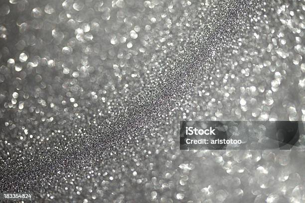 Silver Glitter Weihnachten Hintergrund Stockfoto und mehr Bilder von Bildhintergrund - Bildhintergrund, Bildschärfe, Farbbild