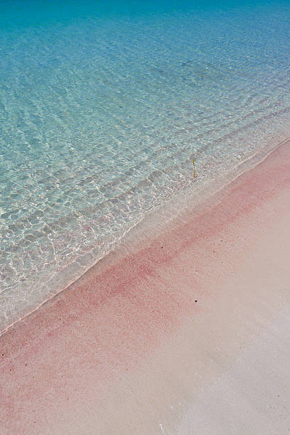 istock Pink sand in Formentera island 183354980
