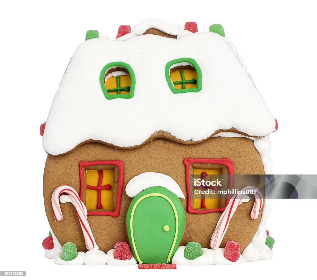 Casa de galleta de jengibre - Foto de stock de Casa de galleta de jengibre libre de derechos