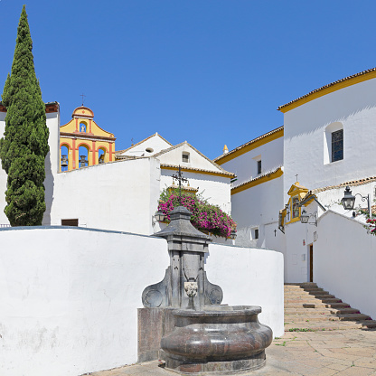 cityscape featuring Cuesta del Bailio (Cordoba, Spain).