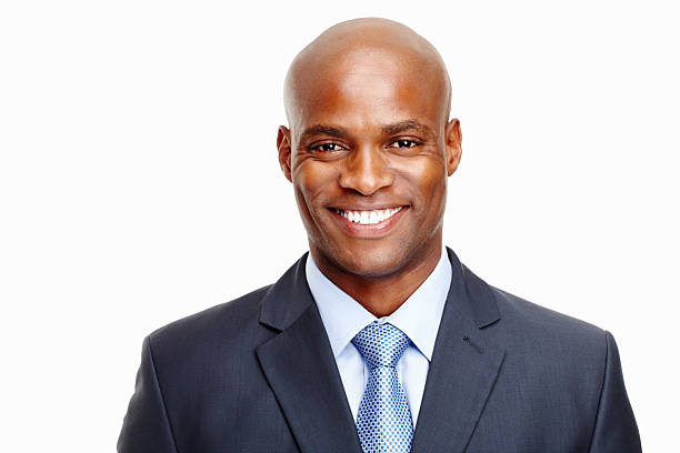 istock Happy executive in suit and tie 183355540