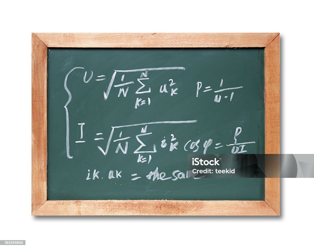 통계별로 공식 칠판 대한 - 로열티 프리 강당 스톡 사진