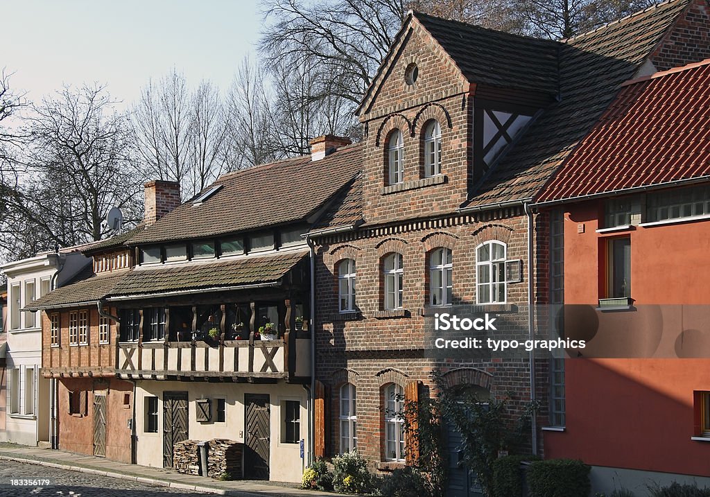 Old street a Cottbus - Foto stock royalty-free di Cottbus