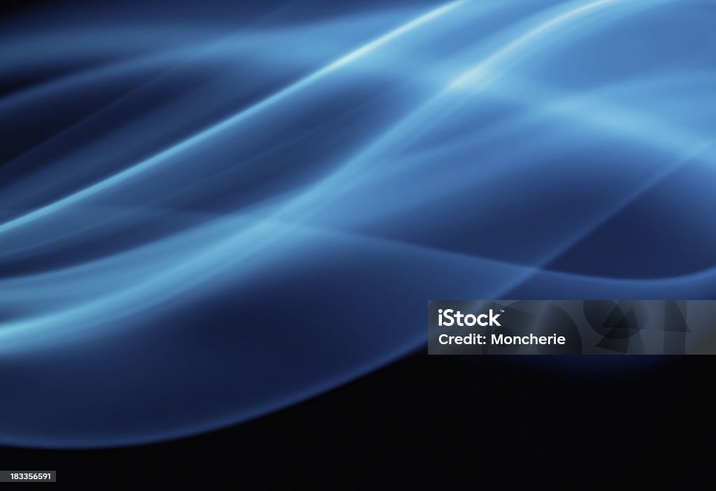Fumaça abstrata em azul - Foto de stock de Abstrato royalty-free