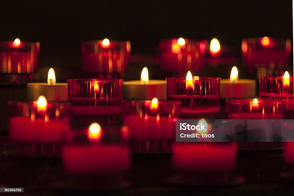 Red velas Close-up do Armistício - Royalty-free Velinha Foto de stock