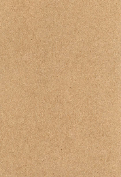 Heavy weight brown paper texture stock photo