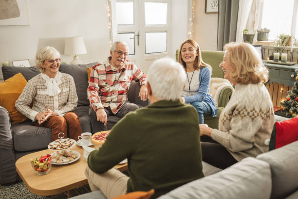 istock Christmas at nursing home 1833570169