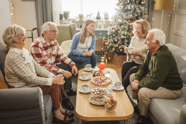 istock Christmas at nursing home 1833570486