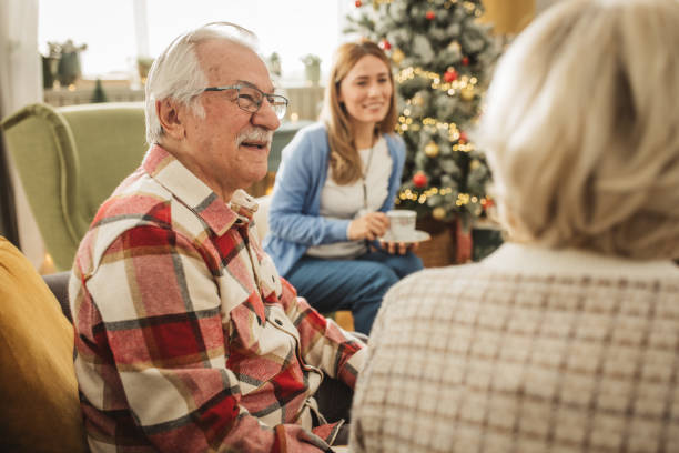 istock Christmas at nursing home 1833570681