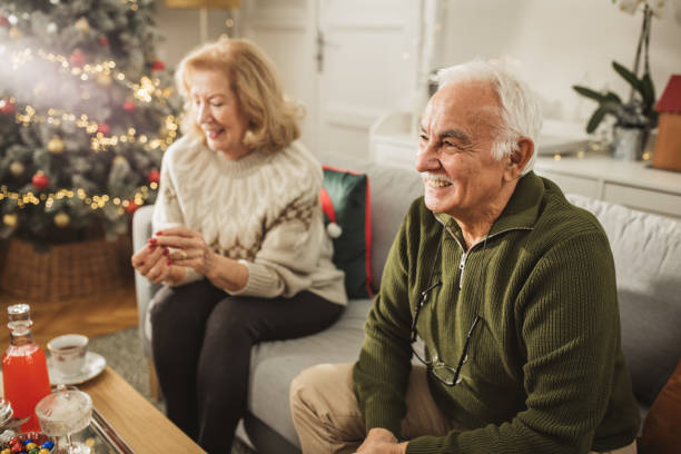 istock Christmas at nursing home 1833571189