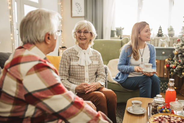 istock Christmas at nursing home 1833571194