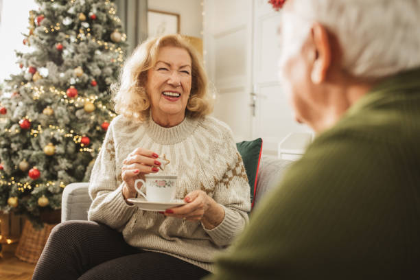 istock Christmas at nursing home 1833571219