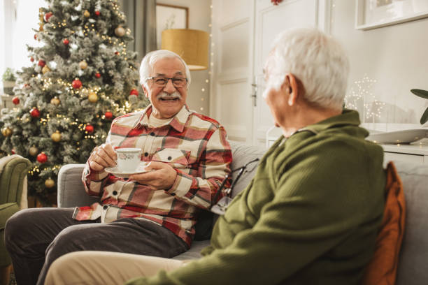 istock Christmas at nursing home 1833572292
