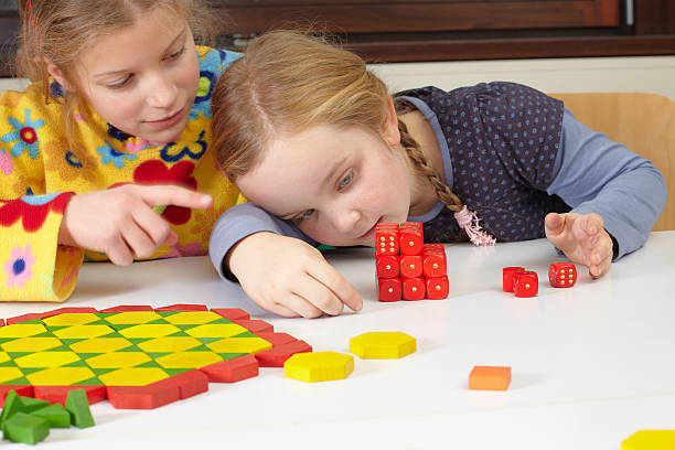 istock Two girls at school 183357381