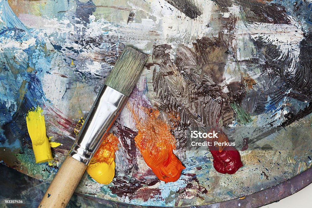 Malarstwo narzędzia - Zbiór zdjęć royalty-free (Abstrakcja)