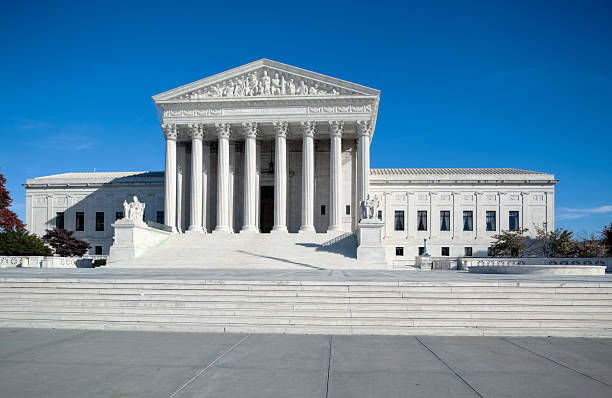 istock U.S. Supreme Court with Magnificent Blue Sky 183357460