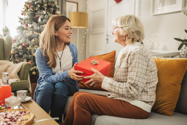 istock Christmas at nursing home 1833574930