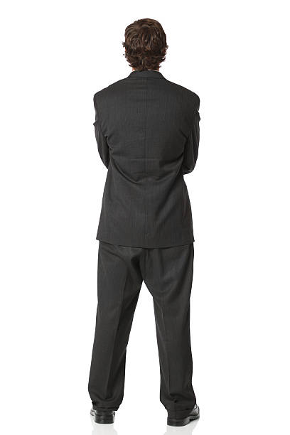 istock Rear view of a businessman 183357538