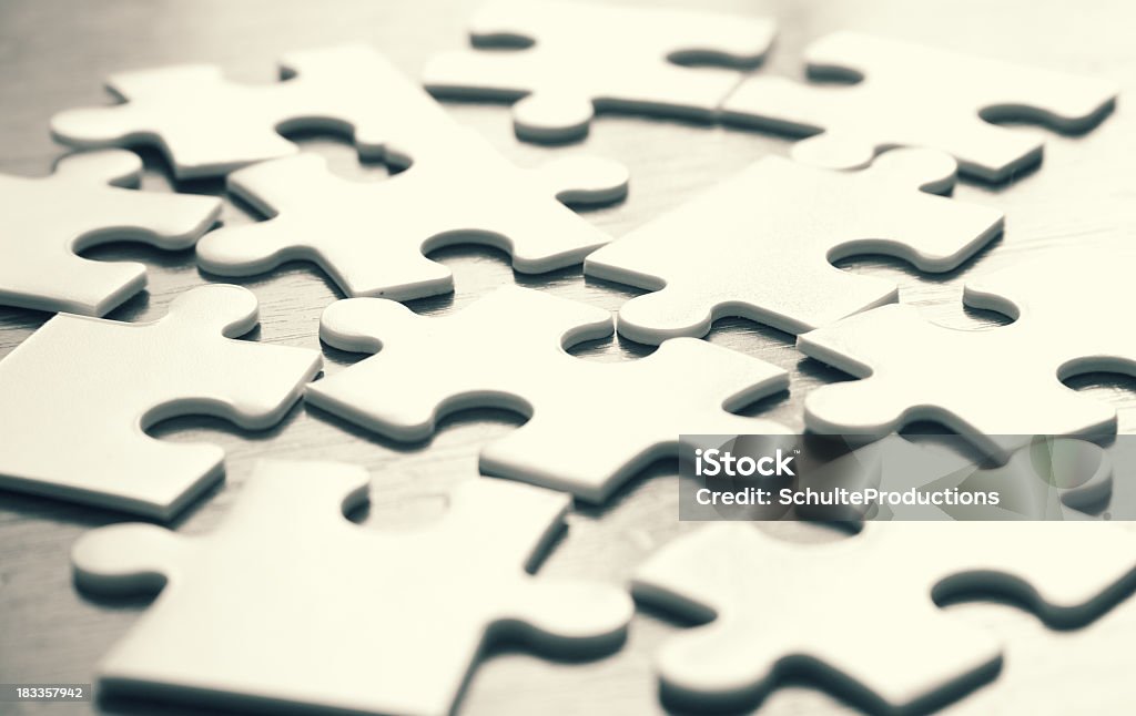 Puzzle morceaux - Photo de Affaires libre de droits