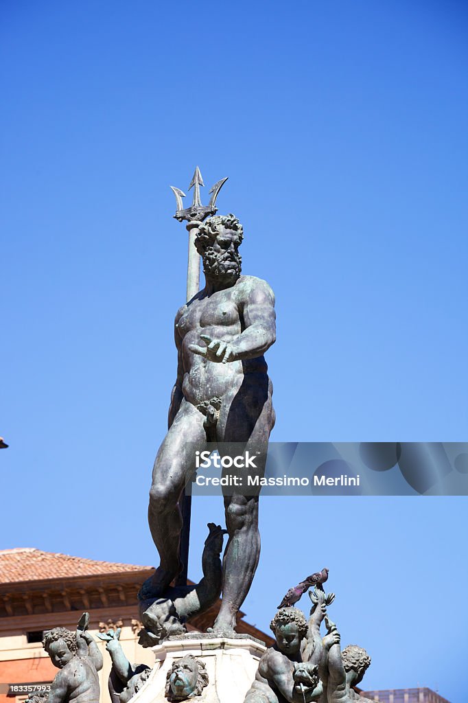 Fontaine de Neptune à Bologne - Photo de Adulte libre de droits