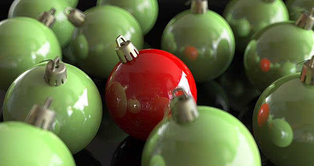 istock Green Christmas ornament 183358230
