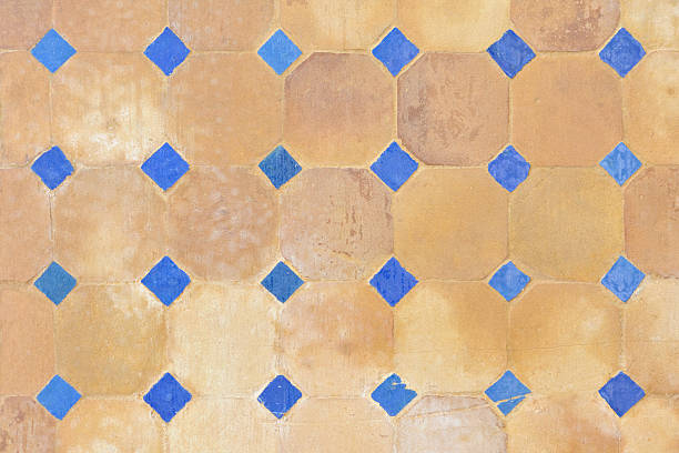 istock Antique tiles floor 183359173